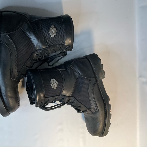 Harley-Davidson ブラックブーツ Harley-Davidson® Men's Drive Motorcycle Steel Toe Black